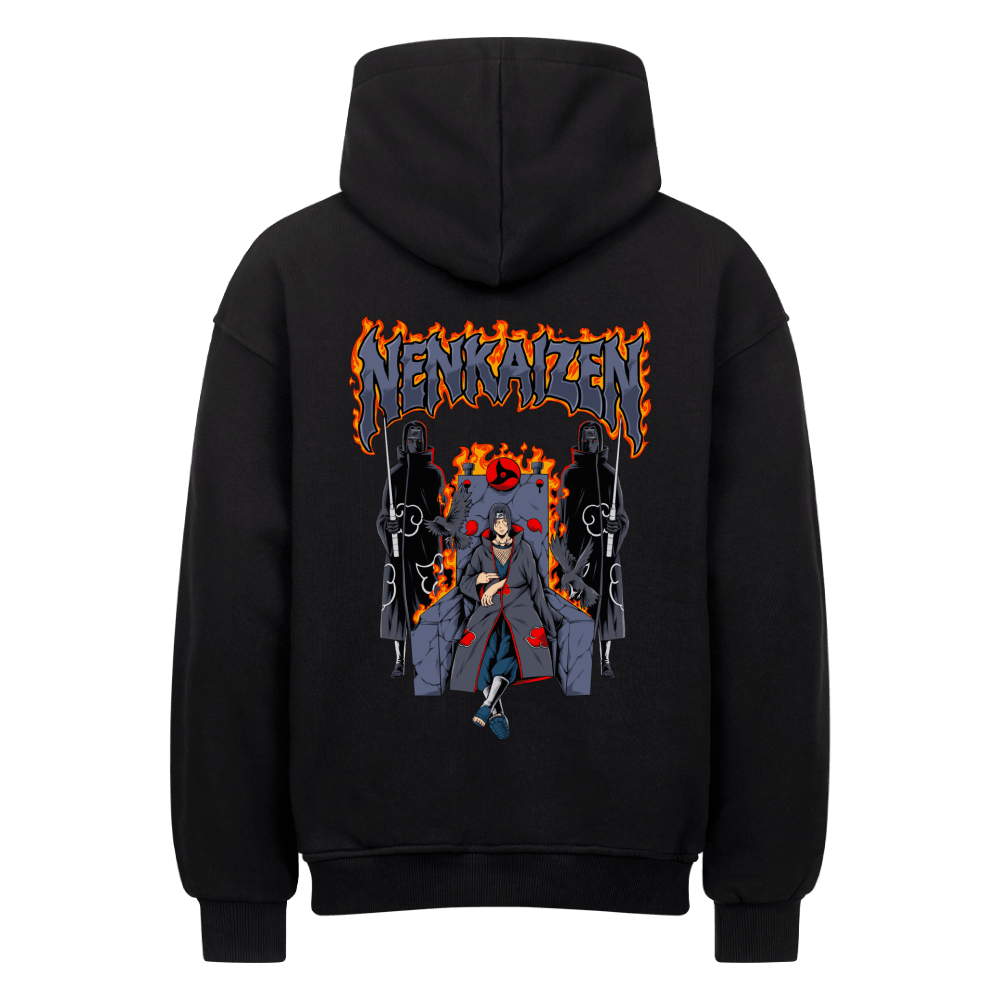 Itachi X Throne Naruto Shippuden Oversized Hoodie