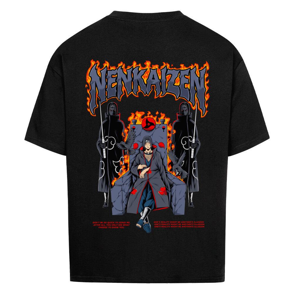 "Itachi X Throne - Naruto Shippuden" Oversized Shirt - NENKAIZEN
