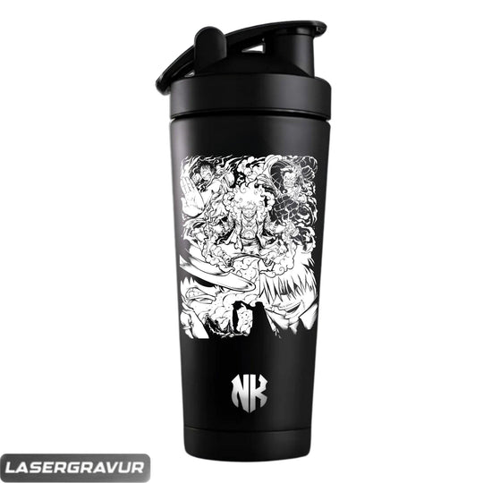 "Luffy X Shanks - One Piece" Edelstahl Shaker - NENKAIZEN