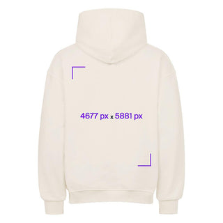 OVERSIZED HOODIE - PERSONALISIEREN (HINTEN)